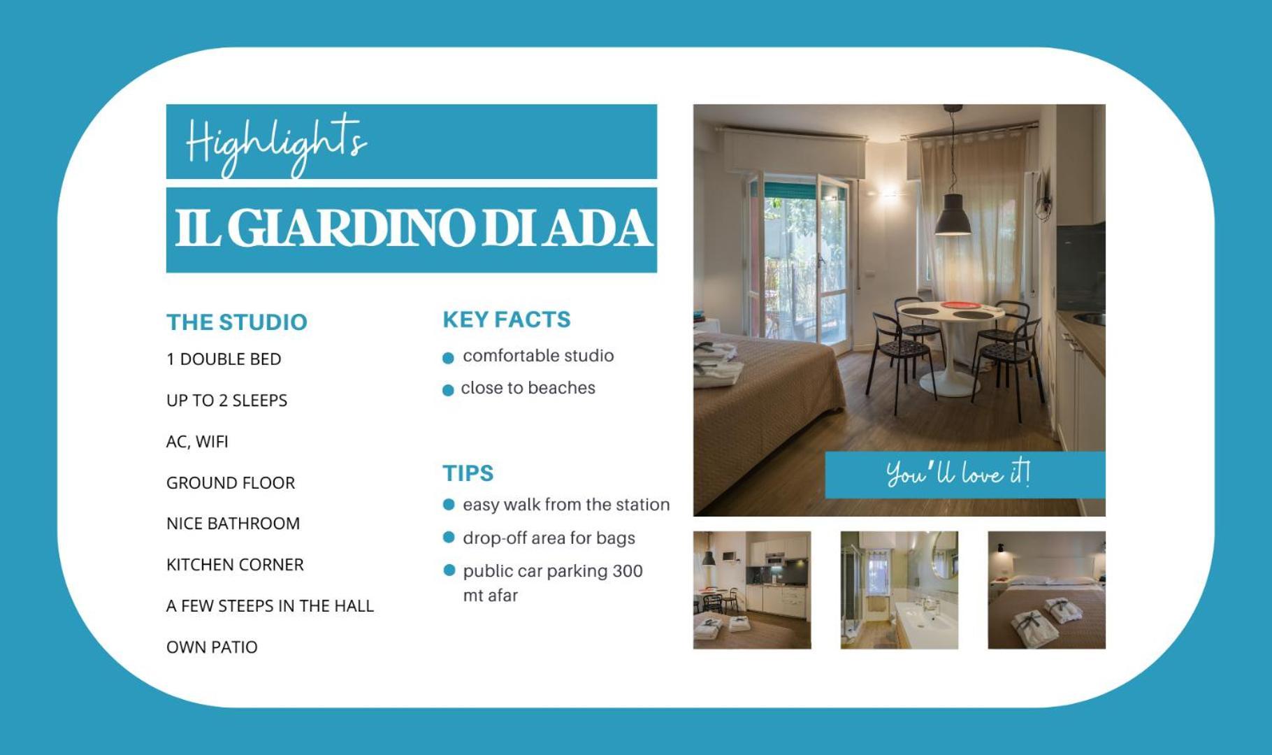 Il Giardino Di Ada Ground Floor Studio With Ac And Patio Monterosso al Mare Exteriér fotografie